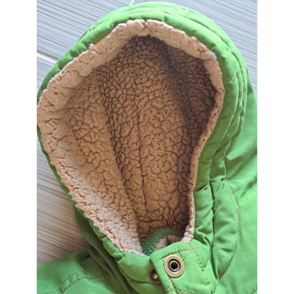 OshKosh B'Gosh Boys Size 4 Hooded Toddler Jacket Sherpa Lining  Pockets Thick - Picture 5 of 9